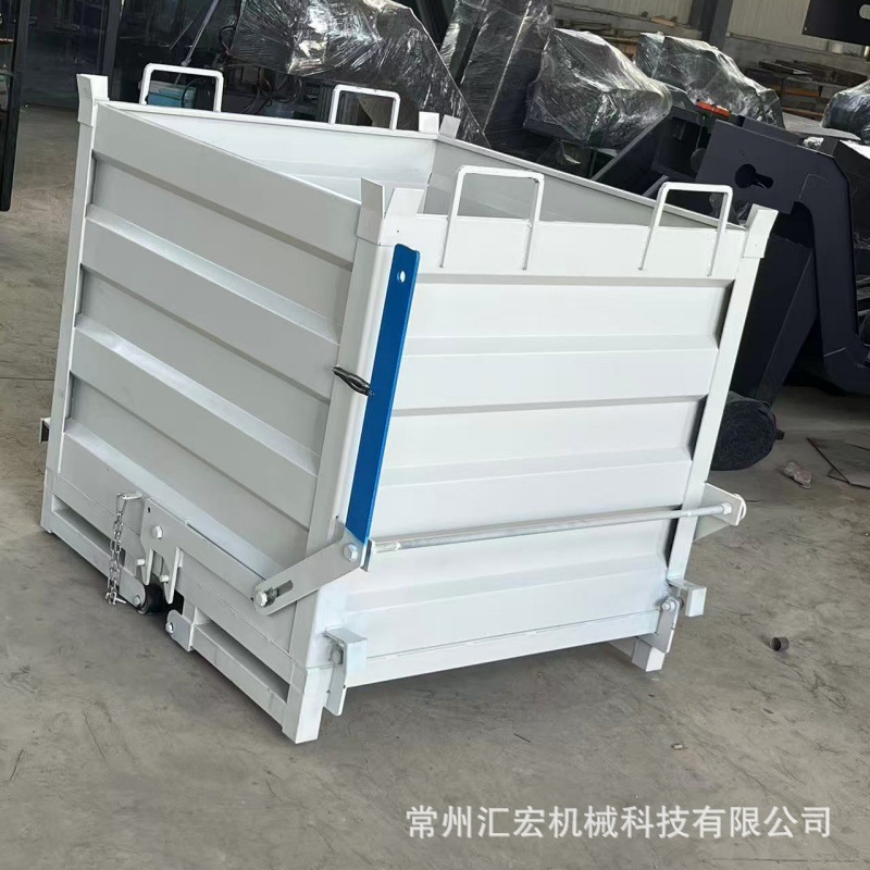 底部可开启自卸式废料箱工业加厚金属周转料箱清理铁屑铁渣收集箱|undefined