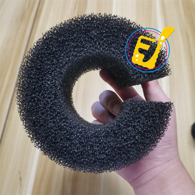 泳池过滤器爆破海棉  黑色高密度过滤海绵 水产养殖漂浮海绵柱子