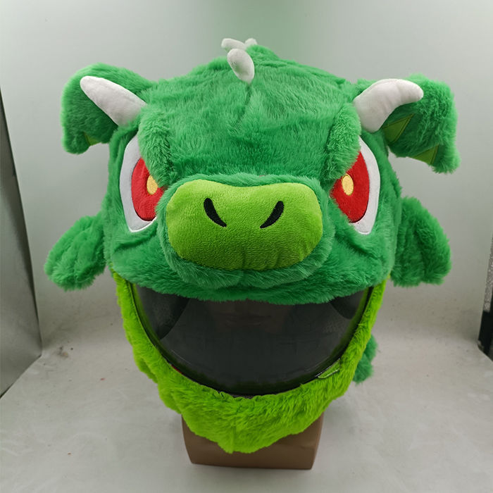 Motorcycle Decoration Helmet Cover Personality Mask Big Eye Cartoon Doll