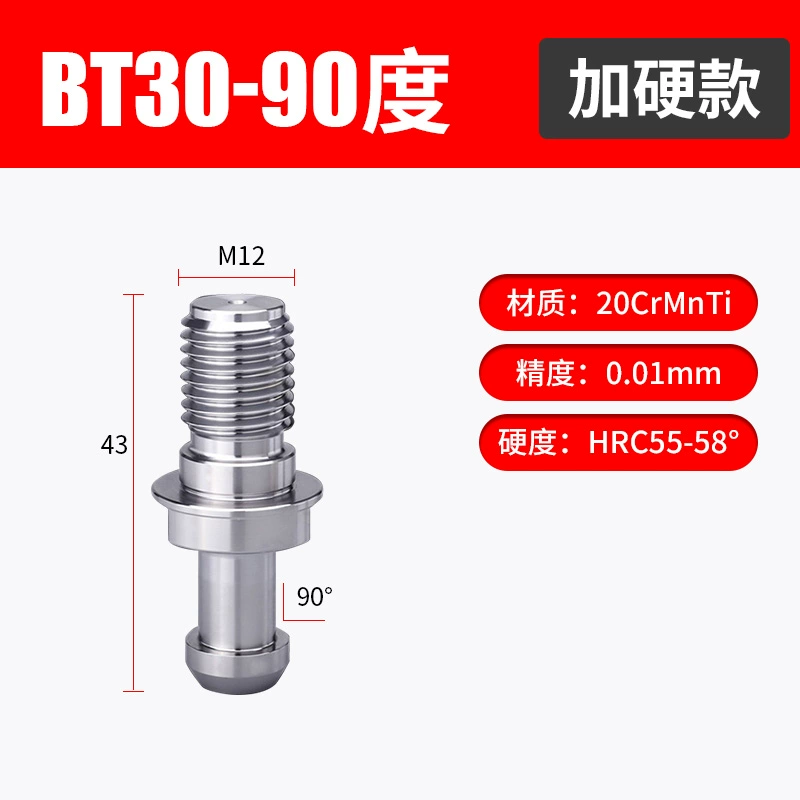 CNC рукоятка фрезерного станка BT30 BT40 BT50: высшая точность, выемка отверстий из воды и вытяжка внутреннего холодного гвоздя 45° 60° 90°