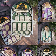 亚马逊新款万圣节墓碑庭院装饰道具鬼魂家族墓地恐怖吓人装饰摆件