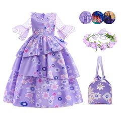 Magic Full House Princess Dress Cos Isabella Halloween Stage Performance Costume, One Piece Shipping