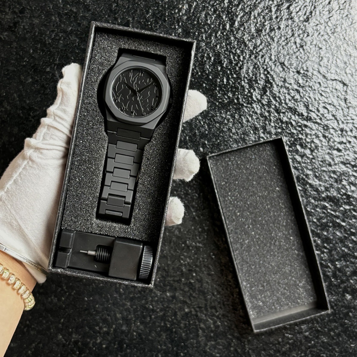 1158-40 domestic movement battery double snap button