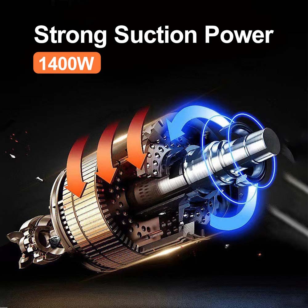 Winning Star Foreign Trade British estándar europeo de alta potencia y gran succión aspiradora de barril de doble propósito seco y húmedo de mano