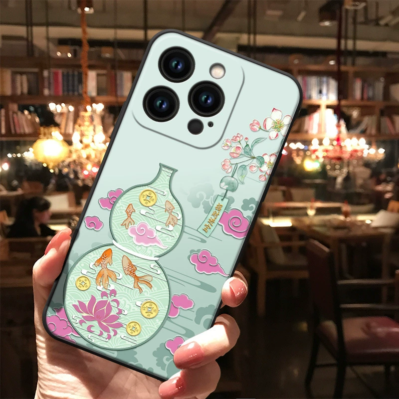 Apple, iPhone15, совместимый iPhone15 Pro, чехол для телефона, силиконовый iPhone12 Pro, на удачу, 17promax