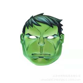 万圣节圣诞节 绿巨人EVA印花面具 儿童卡通面具厂家直销