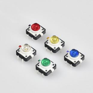 Touch switch with light 12 x12X7.3 button switch with light 12*12*7.3 touch switch with light 12*12