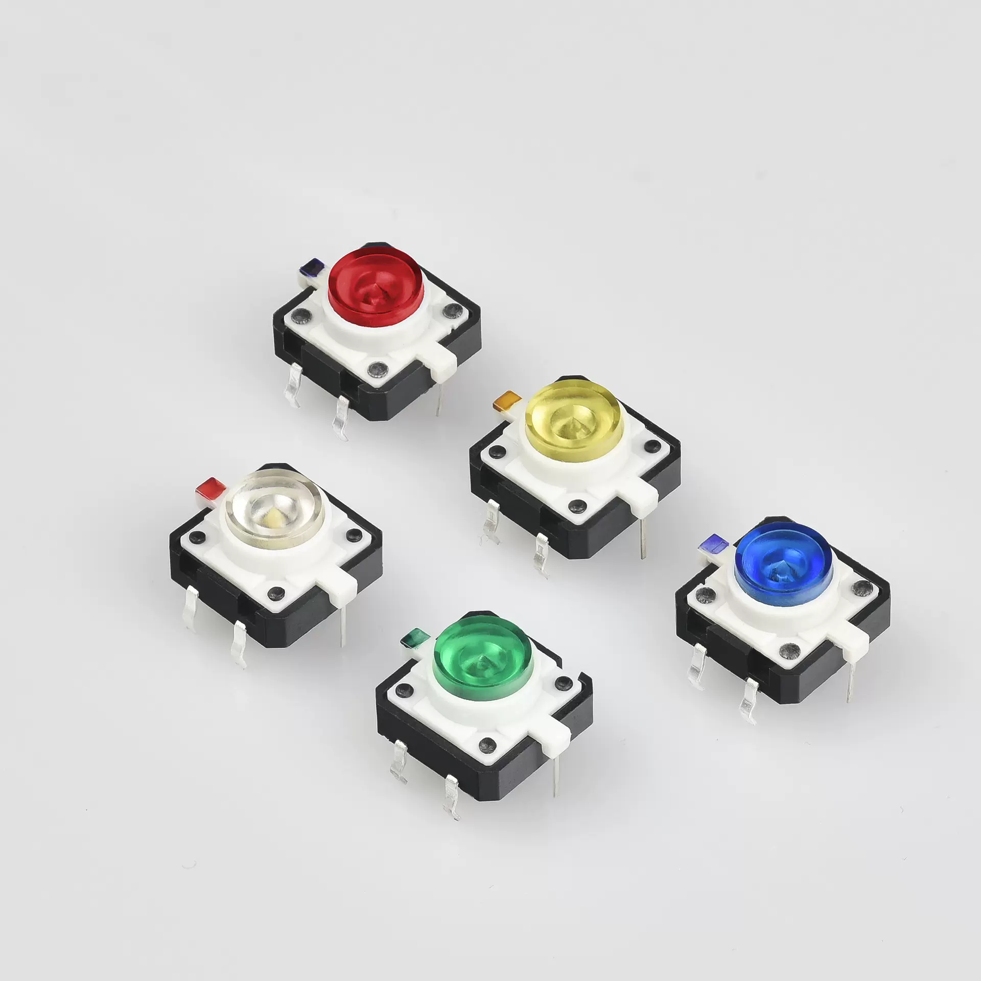 带灯轻触开关12x12X7.3带灯按键开关12*12*7.3带灯轻触开关12*12