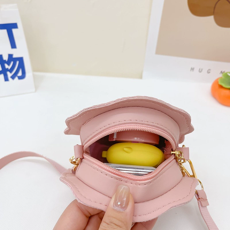 Summer children's bag, one-shoulder bag from pearl, children's chain, chain bag