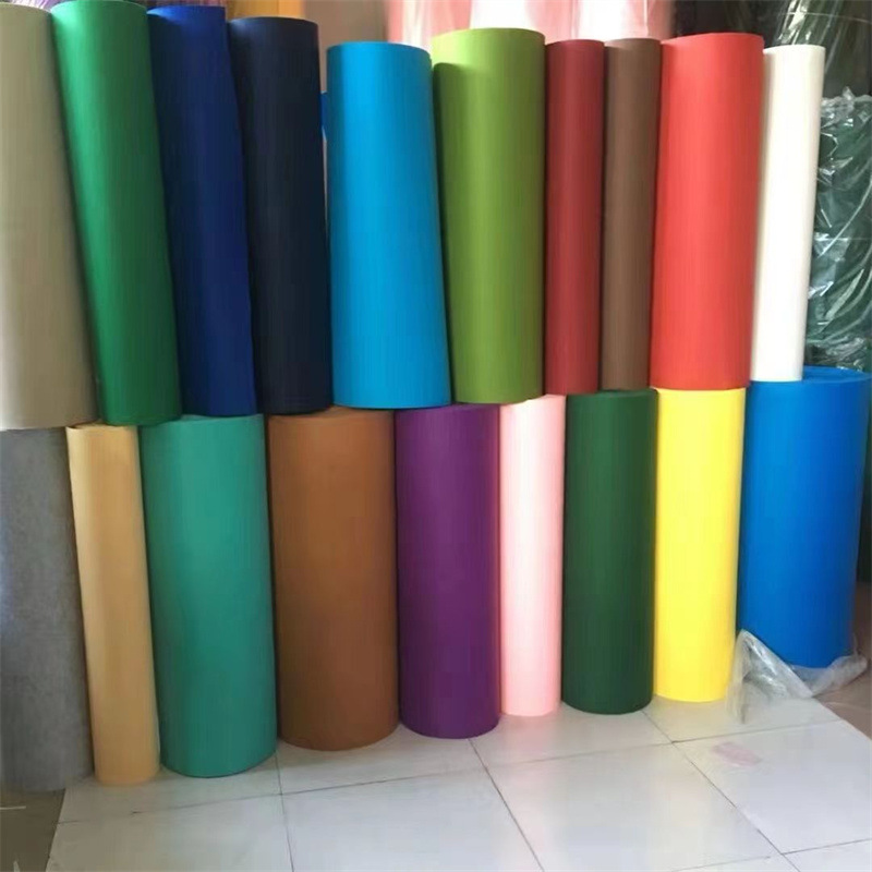 彩色毛毡布红色化纤针刺毛毡无纺布幼儿园手工不织布背胶毛毡批发