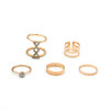 Retro accessory, set, ring, European style, simple and elegant design