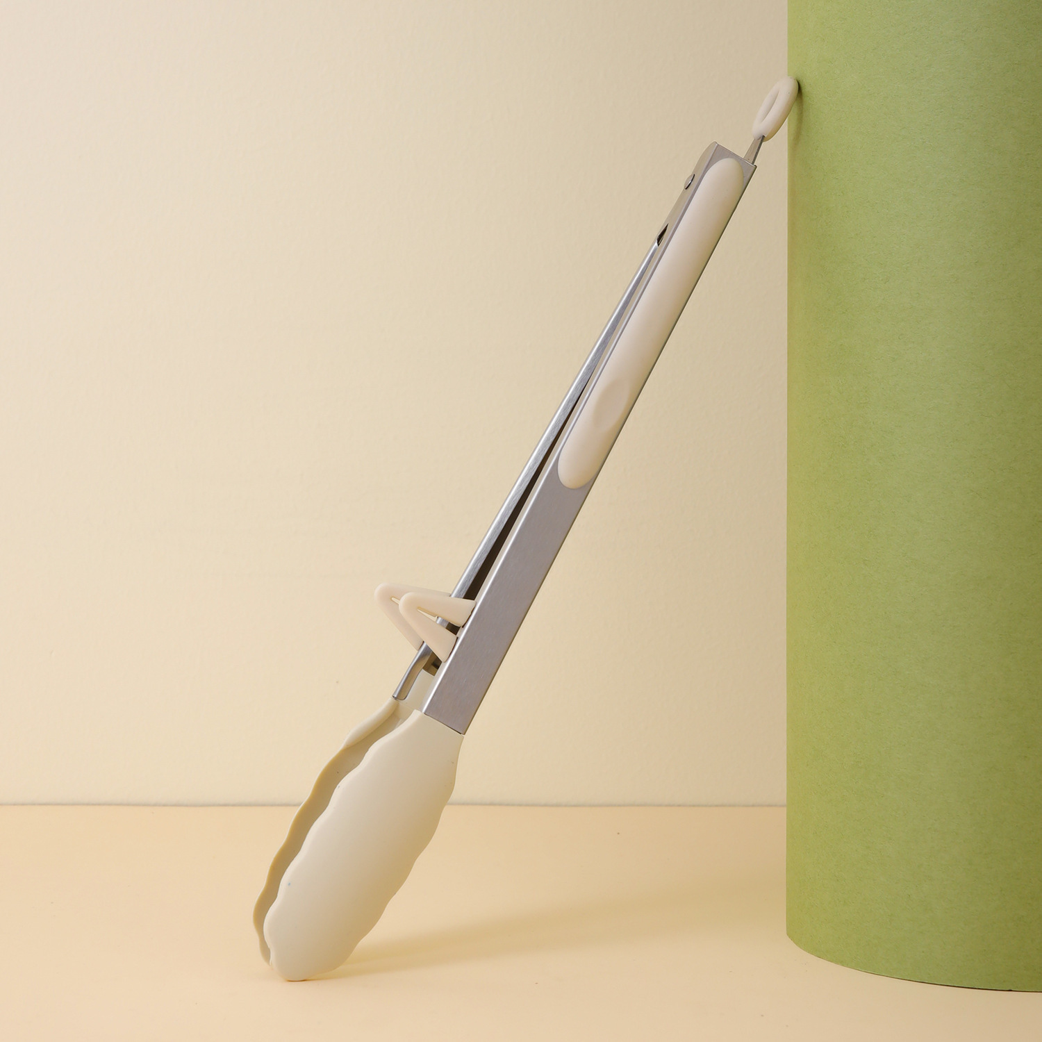 Clipe de alimentos de silicona de acero inoxidable de 9 pulgadas clipe PP clipe de alimentos clip de barbacoa al aire libre clip de barbacoa anti-calor clip de alimentos