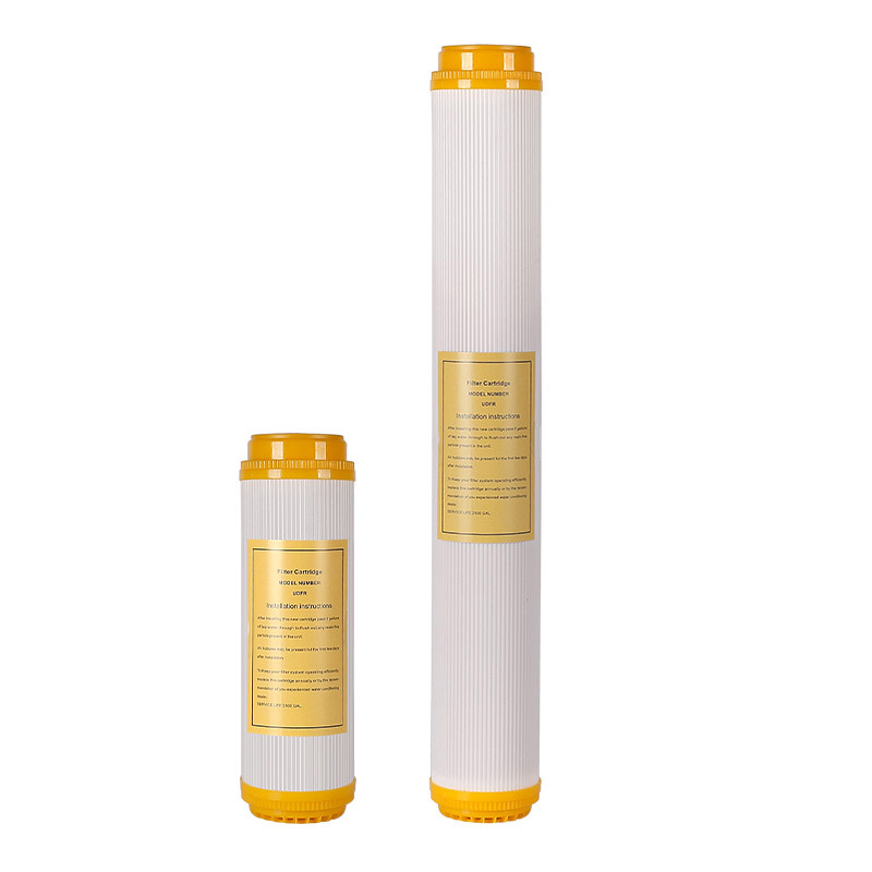 Purificador de agua purificador de agua de cuatro niveles elemento de filtro de resina de intercambio plano ablandamiento calidad del agua 20 pulgadas 508mm accesorios consumibles