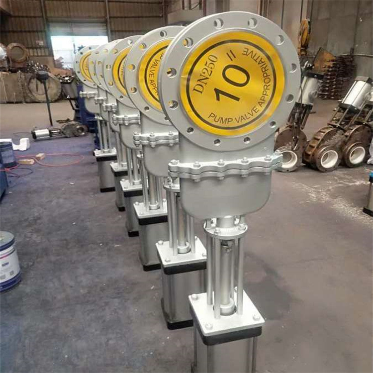 DMZ573H-16P 不锈钢硬密封暗杆刀型闸阀 DN200 污水浆液刀闸阀