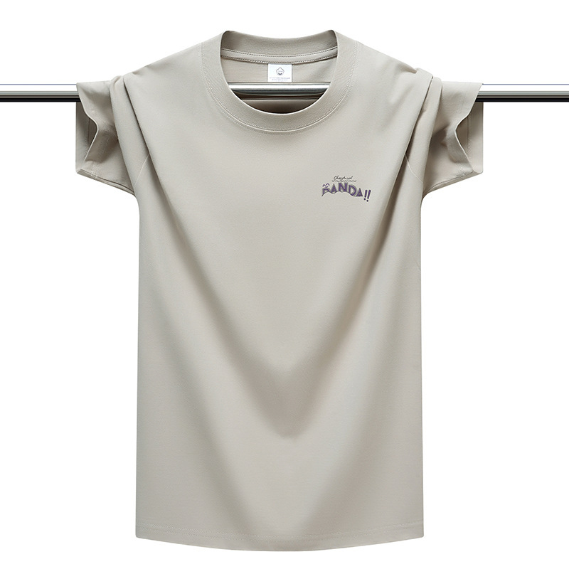 A generation of hair wholesale new summer cotton youth T-shirt men's short sleeve loose round neck men's short sleeve plus size