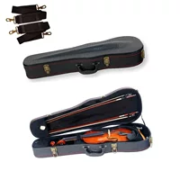 Коробка для скрипок 4/4 Коробка для скрипки деревянная задняя часть плеча может быть выпуклой спиной, анти-падение, анти-влаги