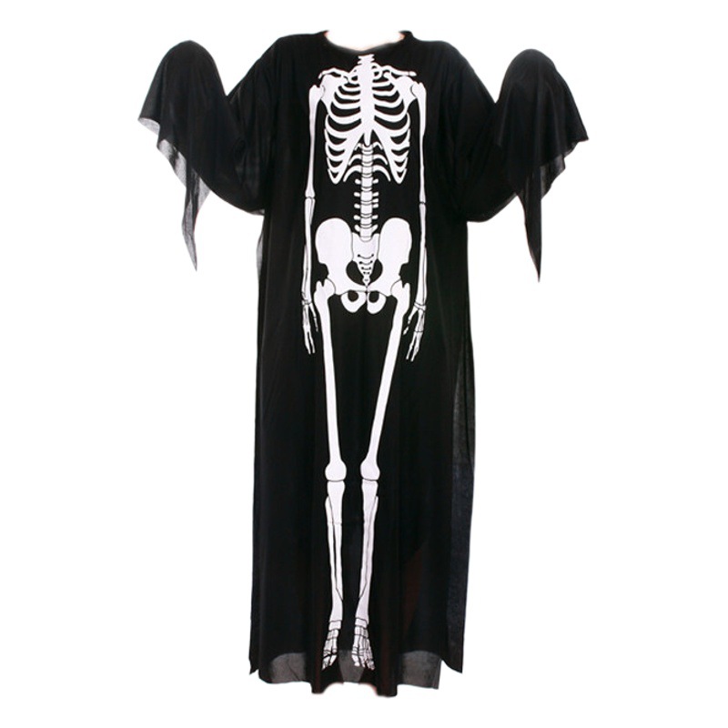Adultos DE LOS NIÑOS cráneo esqueleto fantasma ropa de disfraces de Halloween muerte vestir horror fantasma ropa