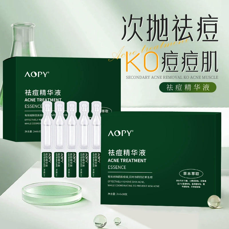 AOPY Эссенция против прыщей Second-Pulse Портативная эссенция Вода для ухода за кожей от прыщей Салициловая кислота Травяное удаление прыщей