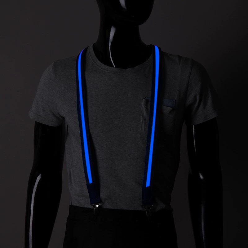 Трансграничные Питания Светящиеся подтяжки Рождество унисекс флэш-ремешок Открытый ночь работает предупреждение безопасности нагрудный ремень