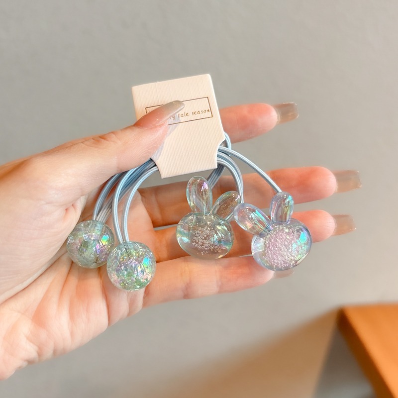 Banda de goma de dopamina para niños lindos joyas de cabello anillo de cabello de cabello para niñas coloridas pequeñas bandas de goma para niños lindos joyas de cabello