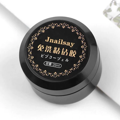 Dırnaq bəzəkləri Sticky Diamond Large Jar - no-clean-diamond-glue-20g