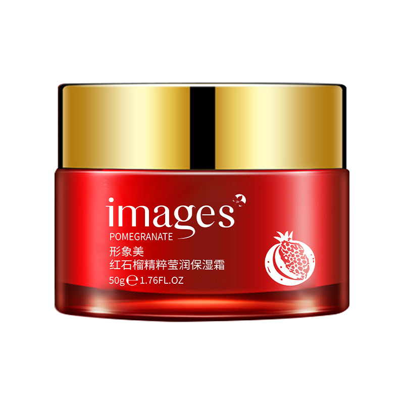 Imagen belleza rojo Esencia de Granada hidratante crema hidratante rejuvenecimiento de la piel hidratante Crema de cuidado de la piel al por mayor