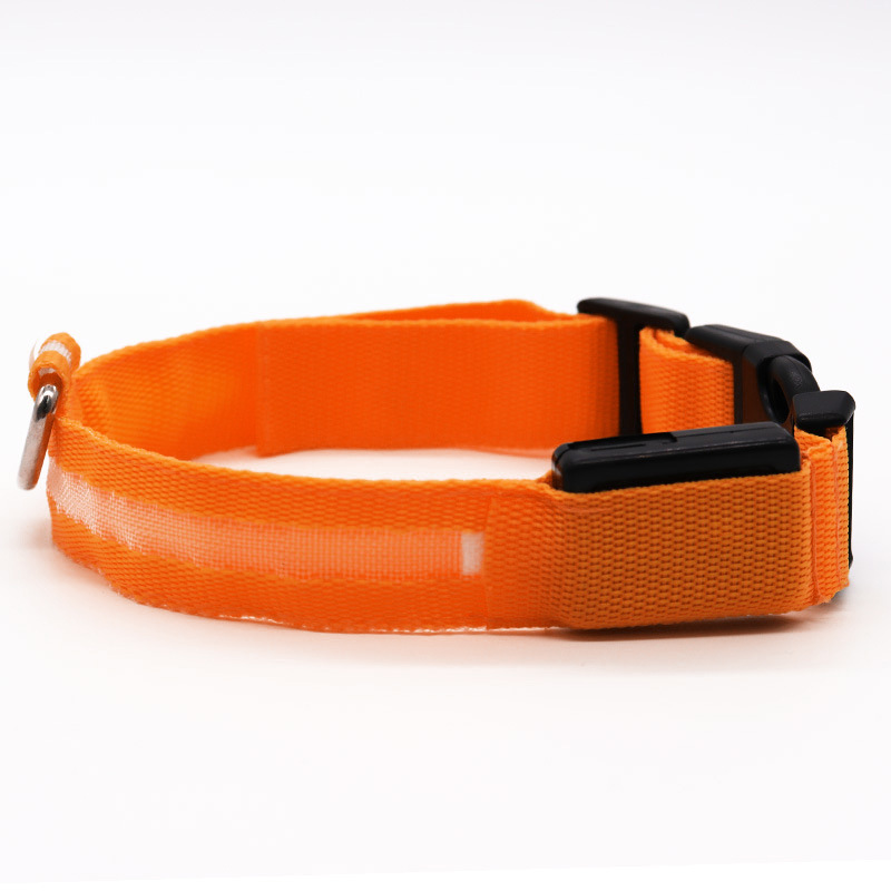 Transfronterizos collar de mascotas accesorios para perros fuera de la pérdida de perros collar led collar luminoso joyas para gatos collar de perro