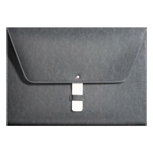 Leather document bag business office portable briefcase a4 large capacity storage information bag order wholesale purchase and printing