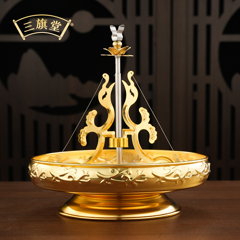Incense Holder for Home Use, Incense Burner for Offering to Buddha, Sandalwood Incense Holder, Mosquito Repellent Incense Stand, 24-Hour Incense Support Stand