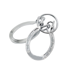 Moxu puzzle zinc alloy intellectual puzzle series educational toys golden silkworm shelling toys horseshoe lock