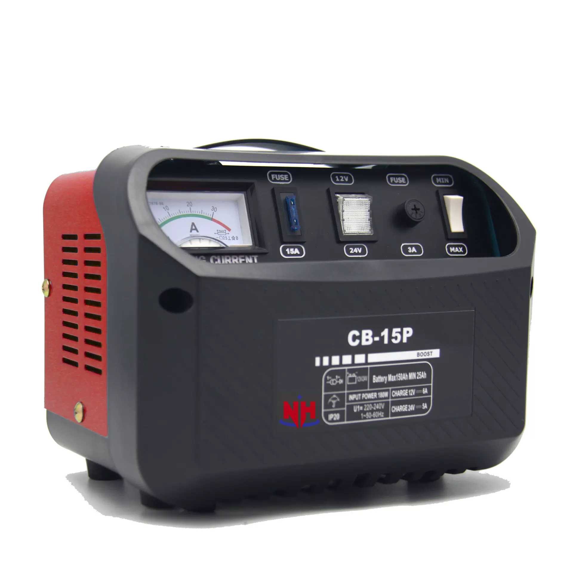 NHCB-15P塑壳船用自昼信号灯蓄电池充电器12V7A应急启动电源船用