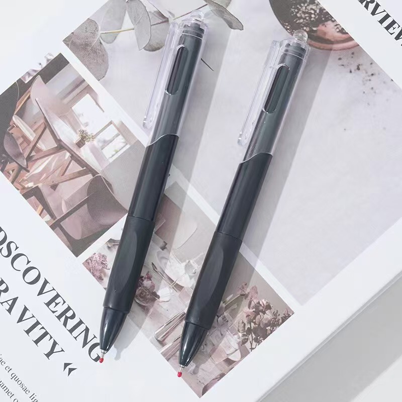 モランディ ブラシ リトルホワイトペン ins 高価値学生速乾性ゲルペン ST ヘッドプッシュ式サインペン黒ペン|undefined