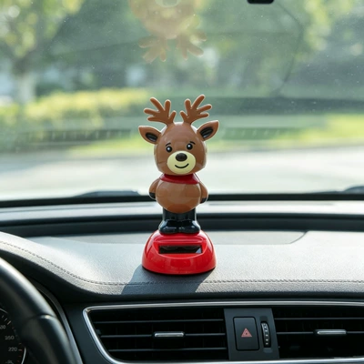 Car ornaments — creative car car ornaments - 5510cm-gross-weight-39g-elkwith-packagingdouble-sided-sticker