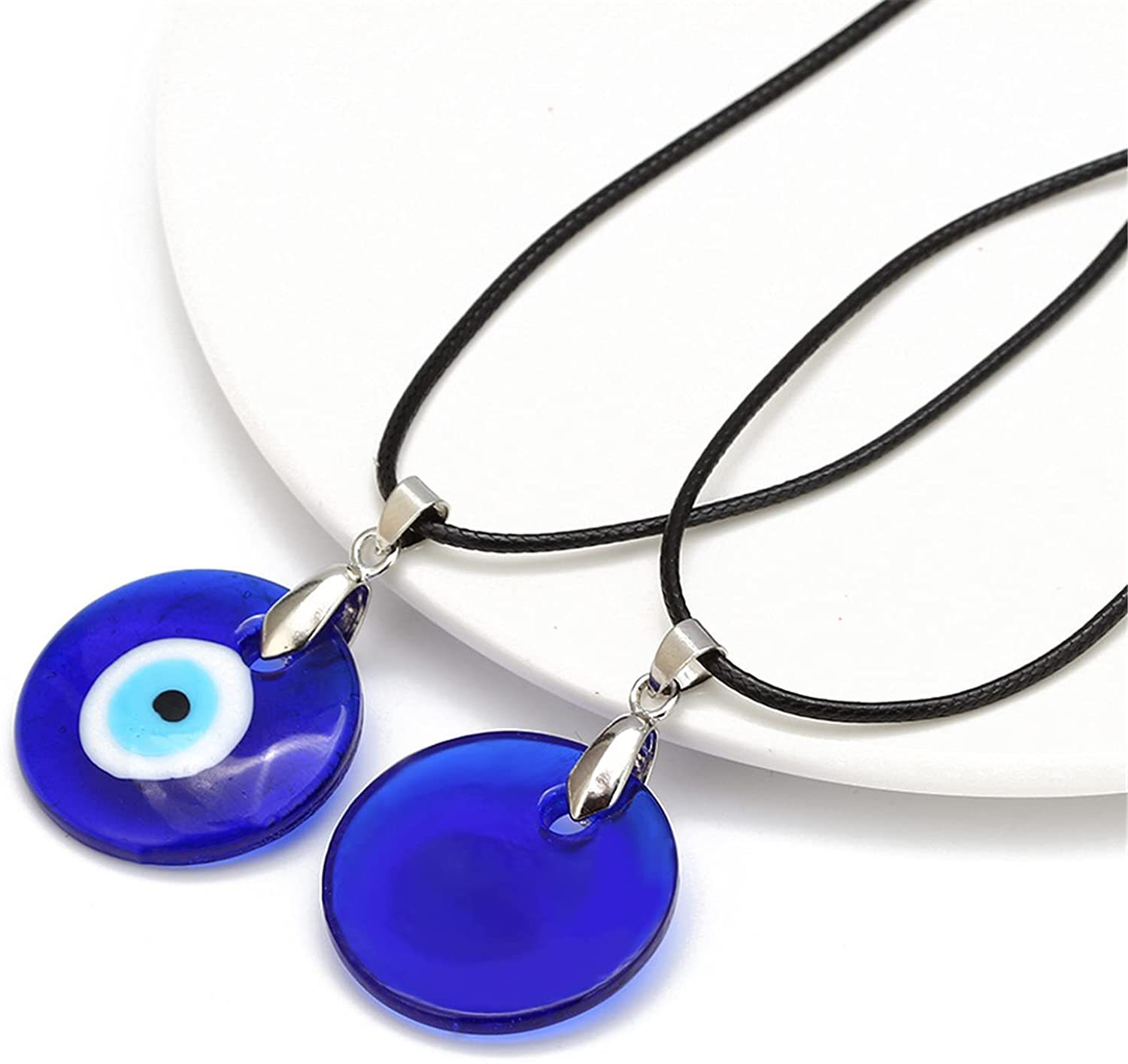 Fashion Devil's Eye Glass Unisex Pendant Necklace 1 Piece display picture 2