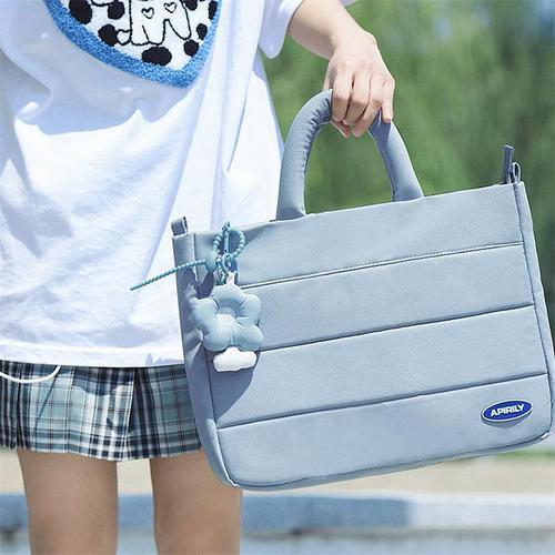 Laptop bag isn internet celebrity large capacity student casual ladies bag going out portable cute pendant tote bag