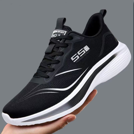 Men's and women's running shoes summer versatile soft bottom light sneaker fashion color matching trend breathable casual men's shoes