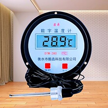 电子数显温度计带双探头测花房温室大棚畜牧养殖冷库水温度表