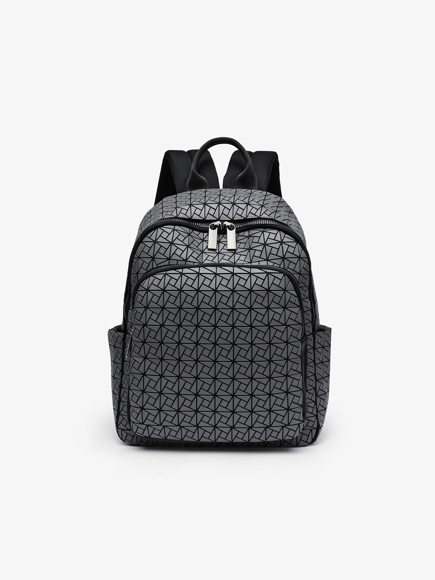 Japanese backpack with diamond pattern for men and women