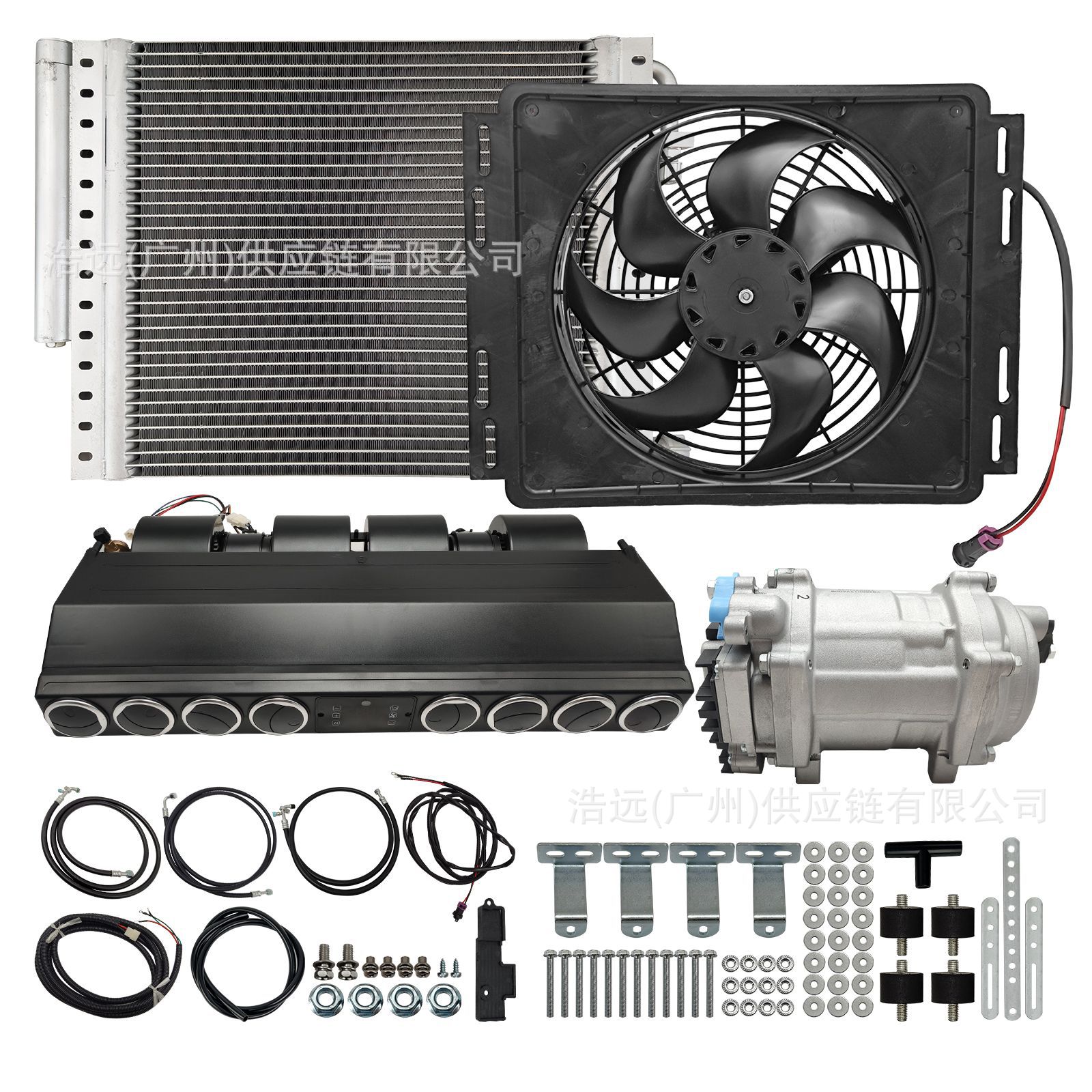 Kit 12V 24V – Tongyongxing Automotive air conditioning - 12v-beu-868l-left-hand-drive-single-cooling-air-conditioning-kit-assembly-beu868l-set-01-1