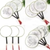 Children's diy blank fan painting graffiti [random pattern]