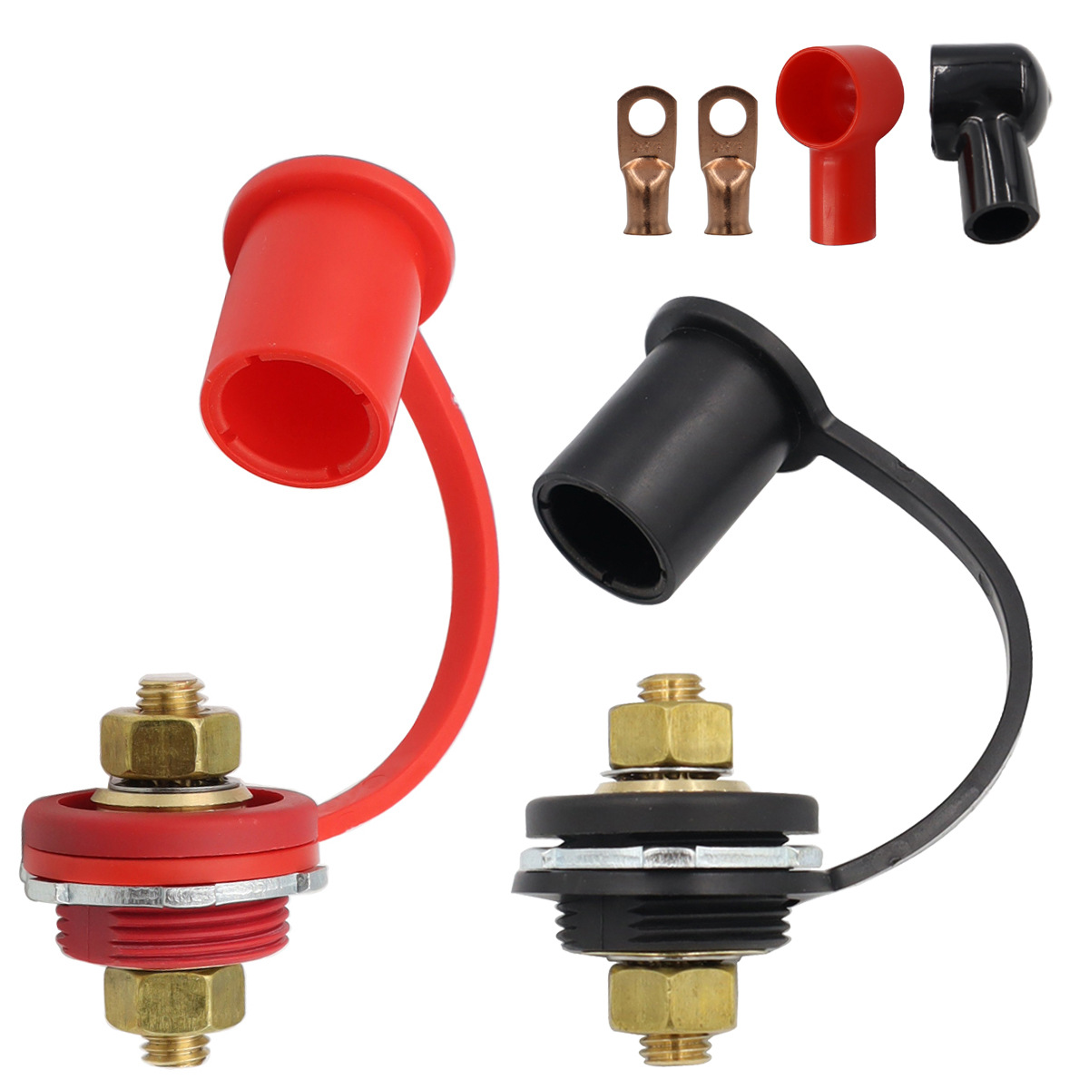 레드 블랙 배터리 충전 칼럼