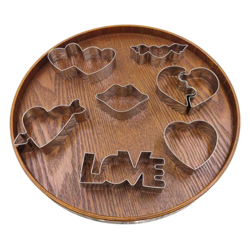 Формочка для печенья из нержавеющей стали ко Дню святого Валентина для декора тортов, выпечки и рукоделия, нож для вырезания из нержавеющей стали