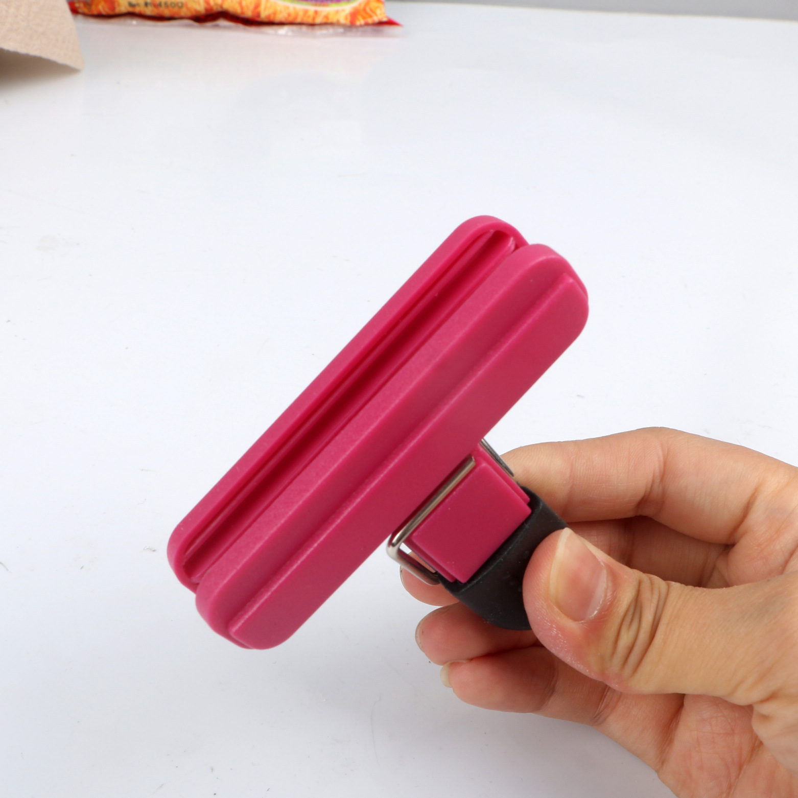 En stock clip de alimentos de silicona a prueba de humedad sellador de alimentos de cocina clip de sellado de calidad alimentaria clip de sellado de aperitivos al por mayor