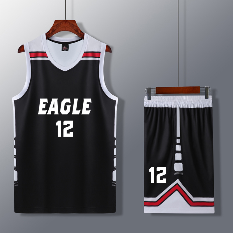 new pattern Basketball clothes suit customized student match ventilation personality Jersey children Printing motion train Jersey