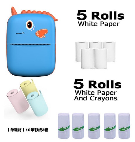 Impresora adhesiva térmica portátil Bluetooth sin tinta Impresora de preguntas incorrectas de estudiante A8 transfronterizo se puede conectar al teléfono móvil