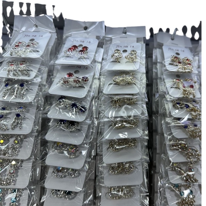女士耳坠 长耳坠 耳夹钻耳坠耳钉两元店饰品百货货源|undefined