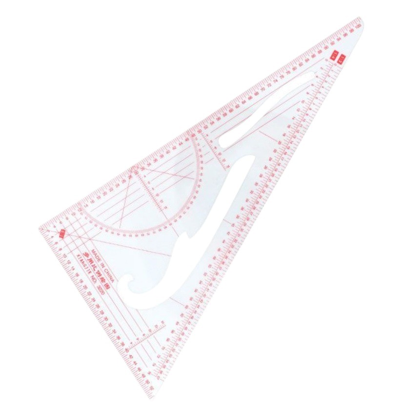 Regla de patronaje para costura, placa proporcional de impresión, herramienta multifuncional para corte curvo y confección de ropa
