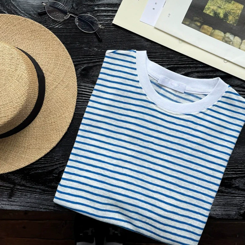 Летняя детская футболка с коротким рукавом и круглым вырезом, западный стиль, оверсайз