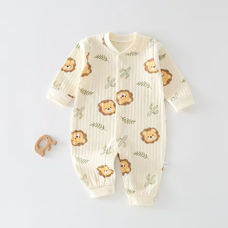 Unisex dětský overal bavlněné pyžamo a oblečení pro novorozence_voghion.com