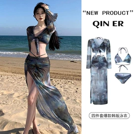 比基尼;连体泳衣;三件套泳装